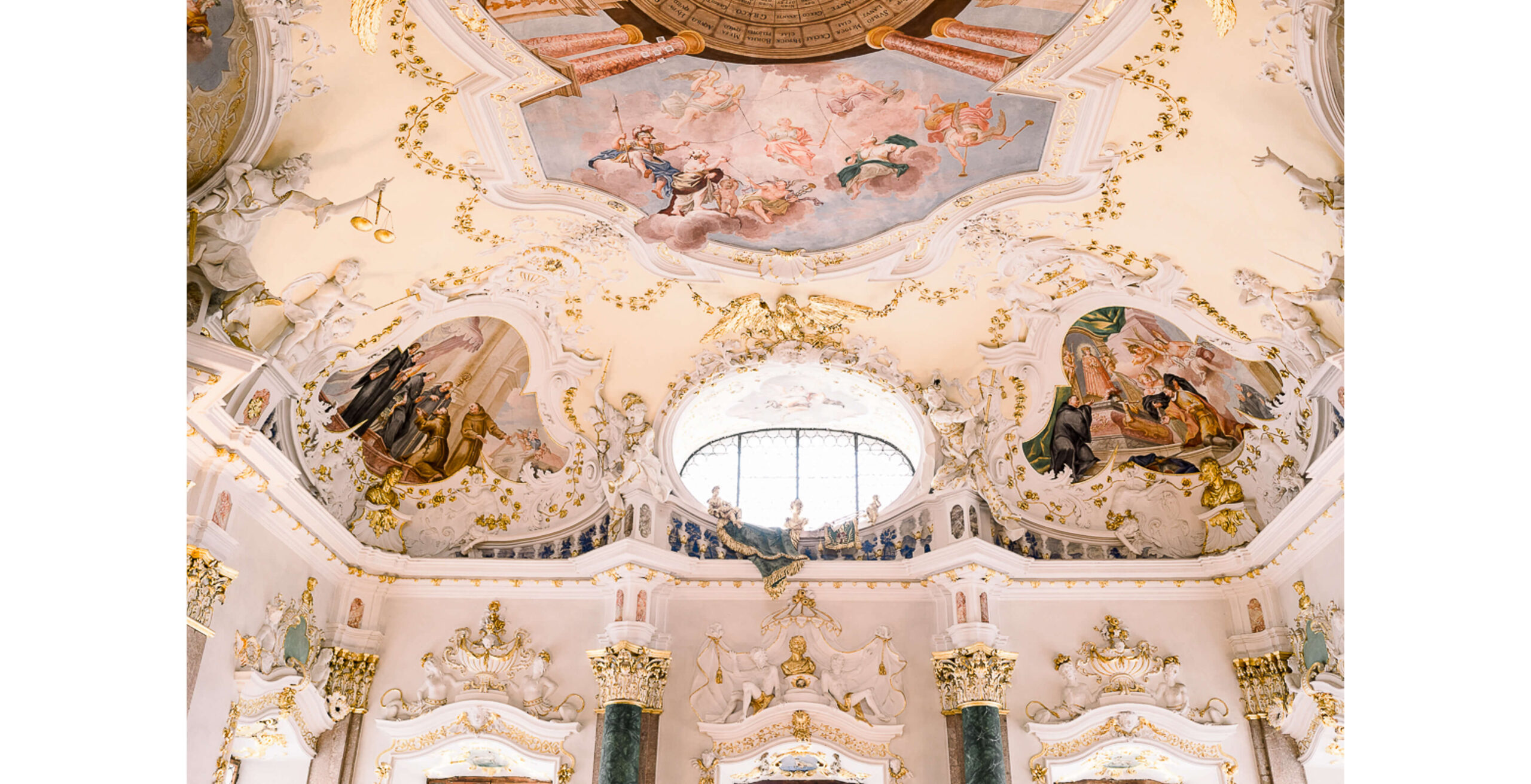 Hochzeit Füssen Rathaus Bibliothek Berge Alpen Historischer Trausaal barocker Kaisersaal
